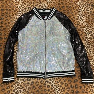 F*** Me I’m Famous sequin jacket